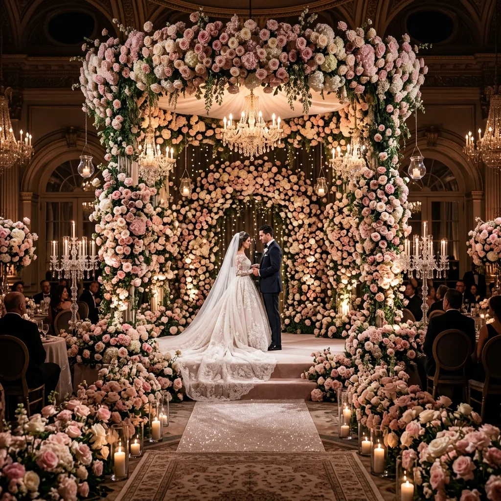 Floral stage design
