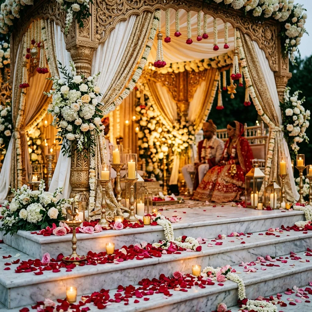 Mandap floral detail